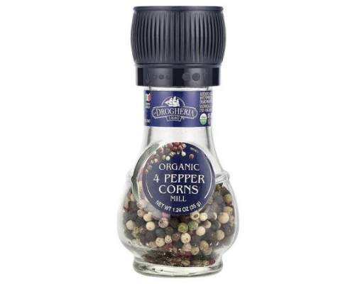 Drogheria & Alimentari, Organic 4 Peppercorns Mill, 1.24 oz (35 g)