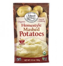 Edward & Sons, Organic Mashed Potatoes, Homestyle, 3.5 oz (100 g)