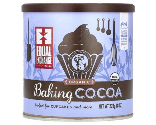 Equal Exchange, Organic Baking Cocoa, 8 oz (224 g) Equal Exchange, Organic Baking Cocoa, 8 oz (224 g)