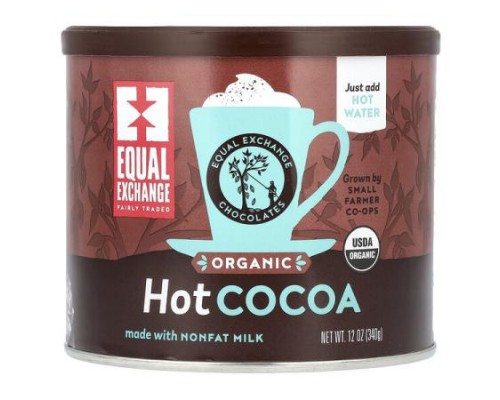 Equal Exchange, Organic Hot Cocoa, 12 oz (340 g) Equal Exchange, Organic Hot Cocoa, 12 oz (340 g)