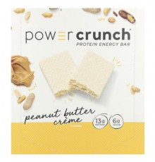 BNRG, Power Crunch® Protein Energy Bar, Peanut Butter Creme, 12 Bars, 1.4 oz (40 g) Each
