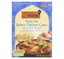 Kitchens of India, Paste For Butter Chicken Curry, Concentrate For Sauce, Medium, 3.5 oz (100 g)