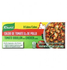 Knorr, Tomato Bouillon with Chicken Flavor, 8 Cubes, 3.1 oz (88 g)
