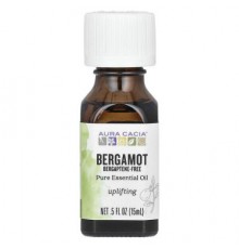 Aura Cacia, Pure Essential Oil, Bergamot, 0.5 fl oz (15 ml)