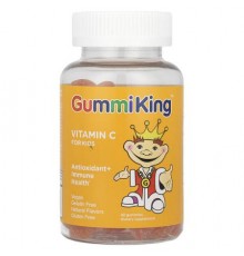 GummiKing, Vitamin C for Kids, Orange, 60 Gummies (30 mg per Gummy)