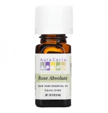 Aura Cacia, 100% Pure Essential Oil, Rose Absolute, 0.125 fl oz (3.7 ml)