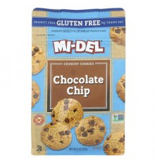 Mi-Del Cookies, Crunchy Cookies, Chocolate Chip, 8 oz (227 g)