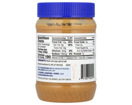 Peanut Butter & Co., Peanut Butter Spread, Smooth Operator, 16 oz (454 g) Peanut Butter & Co., Peanut Butter Spread, Smooth Operator, 16 oz (454 g)