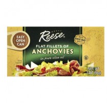 Reese, Flat Fillets of Anchovies in Pure Olive Oil, 2 oz (56 g)