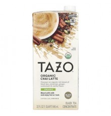 TAZO, Organic Chai Latte, Black Tea Concentrate, 32 fl oz (946 ml)