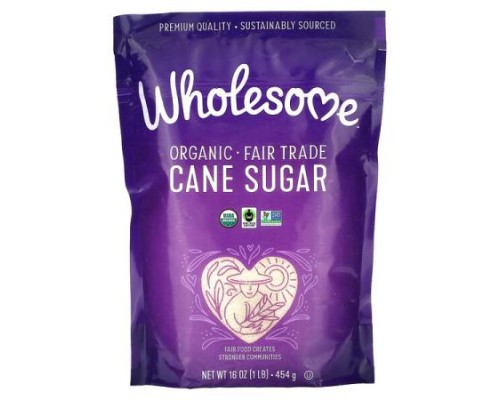 Wholesome Sweeteners, Organic Cane Sugar, 1 lb (454 g) Wholesome Sweeteners, Organic Cane Sugar, 1 lb (454 g)