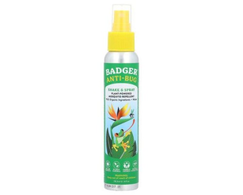 Badger, Anti-Bug Shake & Spray, 4 fl oz (118.3 ml) Badger, Anti-Bug Shake & Spray, 4 fl oz (118.3 ml)