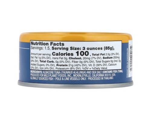 Wild Planet, Albacore Wild Tuna, 5 oz (142 g)