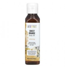 Aura Cacia, Body Oil, Sweet Orange, 4 fl oz (118 ml)