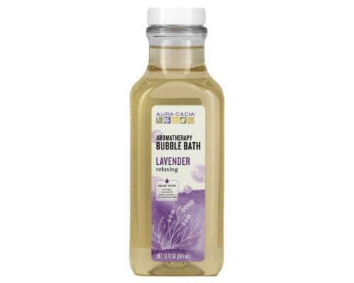 Aura Cacia, Aromatherapy Bubble Bath, Relaxing Lavender, 13 fl oz (384 ml) Aura Cacia, Aromatherapy Bubble Bath, Relaxing Lavender, 13 fl oz (384 ml)