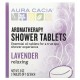 Aura Cacia, Aromatherapy Shower Tablets, Lavender, 3 Tablets, 1 oz Each