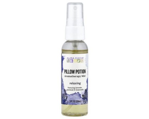 Aura Cacia, Pillow Potion, Aromatherapy Mist, Relaxing , 2 fl oz (59 ml) Aura Cacia, Pillow Potion, Aromatherapy Mist, Relaxing , 2 fl oz (59 ml)