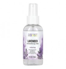 Aura Cacia, Aromatherapy Mist, Relaxing Lavender, 4 fl oz (118 ml)