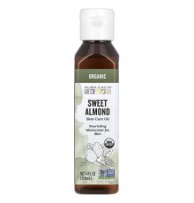 Aura Cacia, Organic, Skin Care Oil, Sweet Almond, 4 fl oz (118 ml)