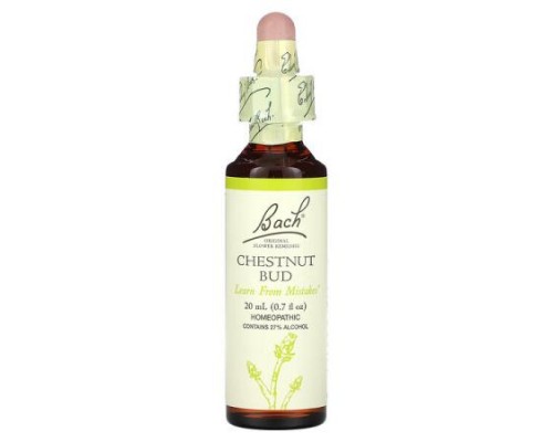Bach, Original Flower Remedies, Chestnut Bud, 0.7 fl oz (20 ml)