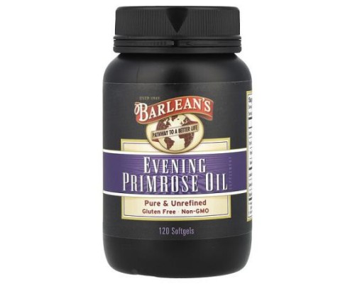 Barlean's, Evening Primrose Oil, 120 Softgels Barlean's, Evening Primrose Oil, 120 Softgels