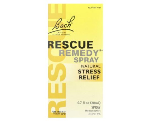 Bach, Original Flower Remedies, Rescue Remedy® Spray, 0.7 fl oz (20 ml)