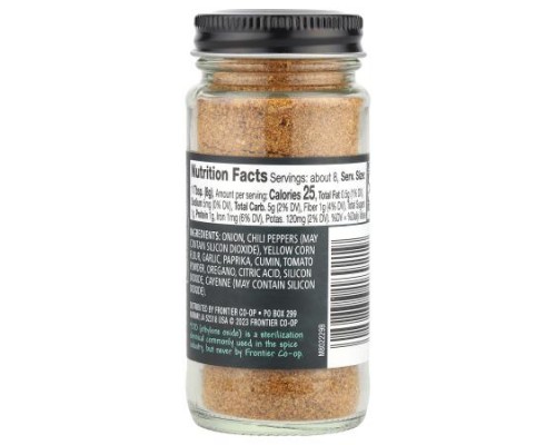 Frontier Co-op, Taco Seasoning, 2.33 oz (66 g)