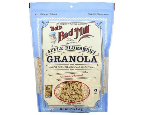 Bob's Red Mill, Granola, Apple Blueberry, 12 oz (340 g) Bob's Red Mill, Granola, Apple Blueberry, 12 oz (340 g)