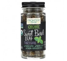 Frontier Co-op, Organic Sweet Basil Leaf, Fancy Grade, 0.56 oz (16 g)
