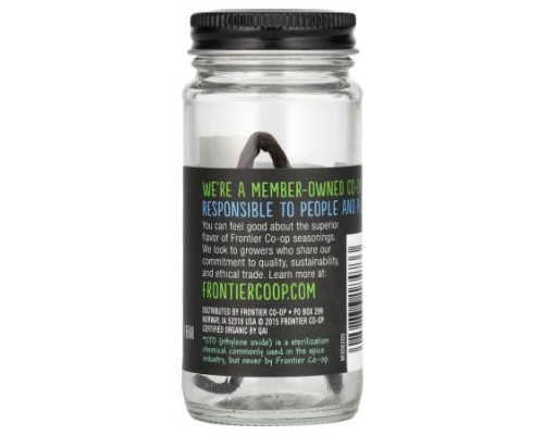 Frontier Co-op, Organic Vanilla Bean, 1 Bean Frontier Co-op, Organic Vanilla Bean, 1 Bean