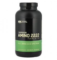 Optimum Nutrition, Superior Amino 2222, 320 Tablets