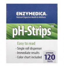 Enzymedica, pH-Strips, Approx. 120 Tests