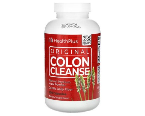 Health Plus, Original Colon Cleanse, 200 Capsules Health Plus, Original Colon Cleanse, 200 Capsules
