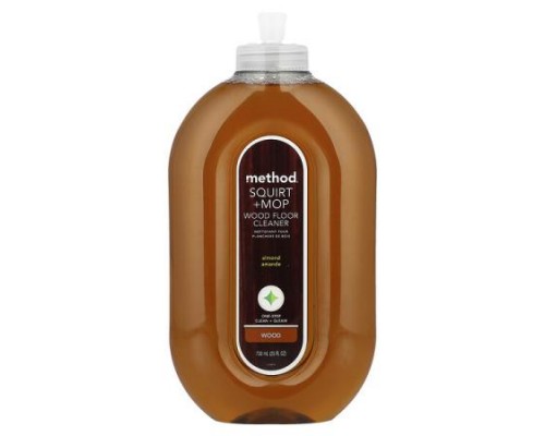 Method, Squirt + Mop, Wood Floor Cleaner, Almond, 25 fl oz (739 ml)