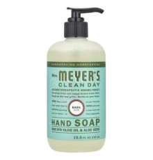 Mrs. Meyers Clean Day, Hand Soap, Basil Scent, 12.5 fl oz (370 ml)