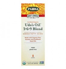 Flora, Udo's Choice, Organic Udo's Oil 3·6·9 Blend, 8.5 fl oz (250 ml)