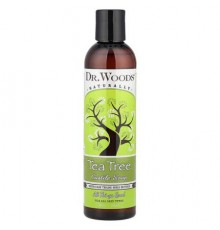 Dr. Woods, Tea Tree Castile Soap with Fair Trade Shea Butter, 8 fl oz (236 ml)