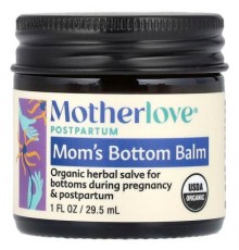 Motherlove, Postpartum, Mom's Bottom Balm , 1 fl oz (29.5 ml)