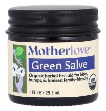Motherlove, Green Salve, 1 fl oz (29.5 ml)