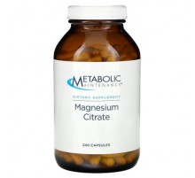 Metabolic Maintenance, Magnesium Citrate, 240 Capsules
