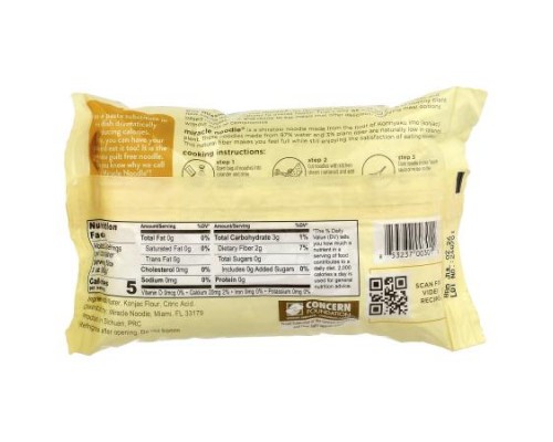 Miracle Noodle, Fettuccine Style, 7 oz (200 g) Miracle Noodle, Fettuccine Style, 7 oz (200 g)