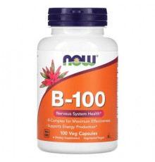 NOW Foods, B-100, 100 Veg Capsules
