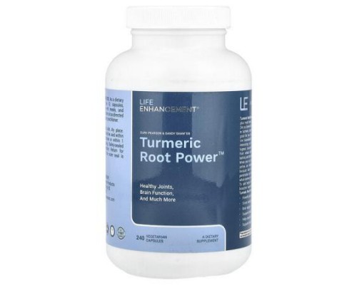 Life Enhancement, Turmeric Root Power™, 240 Vegetarian Capsules (600 mg per Capsule) Life Enhancement, Turmeric Root Power™, 240 Vegetarian Capsules (600 mg per Capsule)