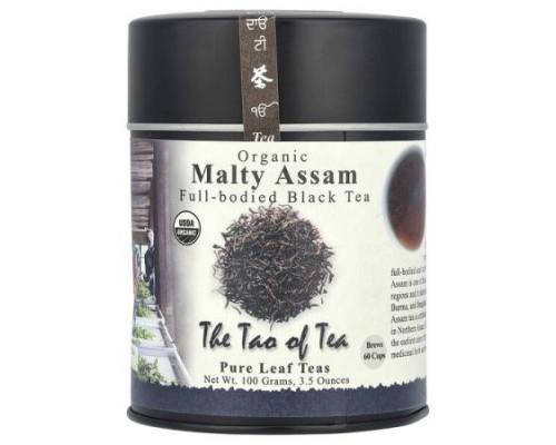 The Tao of Tea, Organic Full Bodied Black Tea, Malty Assam, 3.5 oz (100 g) The Tao of Tea, Organic Full Bodied Black Tea, Malty Assam, 3.5 oz (100 g)