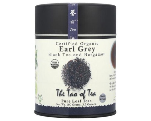 The Tao of Tea, Certified Organic Black Tea and Bergamot, Earl Grey, 3.5 oz (100 g) The Tao of Tea, Certified Organic Black Tea and Bergamot, Earl Grey, 3.5 oz (100 g)