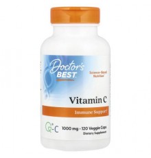 Doctor's Best, Vitamin C , 1,000 mg, 120 Veggie Caps