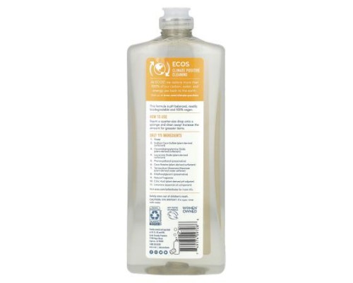 Earth Friendly Products, Plant Powered Dish Soap, Apricot, 25 fl oz (739 ml) (Discontinued Item)