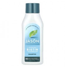 Jason Natural, Thickening Biotin + Hyaluronic Acid Shampoo, 16 fl oz (473 ml)