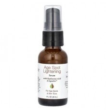 Hyalogic, Age Spot Lightening Face Serum with Hyaluronic Acid & Gigawhite, Fragrance Free, 1 fl oz (30 ml)
