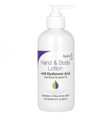 Hyalogic, Hand & Body Lotion with Hyaluronic Acid, Fragrance Free, 10 fl oz (295.7 ml)